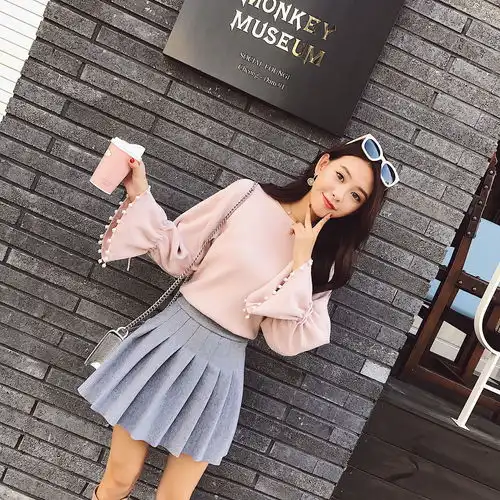 清新软糯的针织毛衣,小仙女必备哦