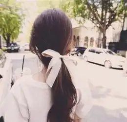 气质美女背影头像图片美