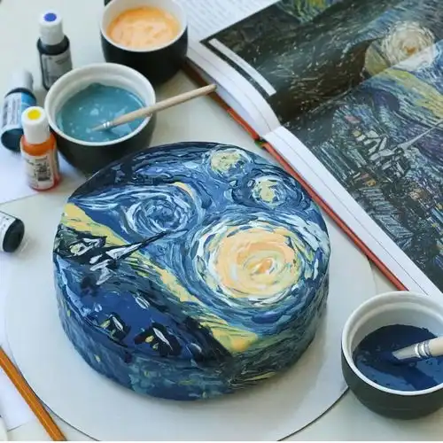 梵高星夜爱好者们的创造力小宇宙