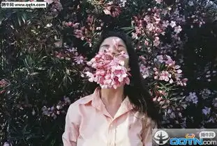 花与少女唯美意境图片女生欧美风时间只是给你机会