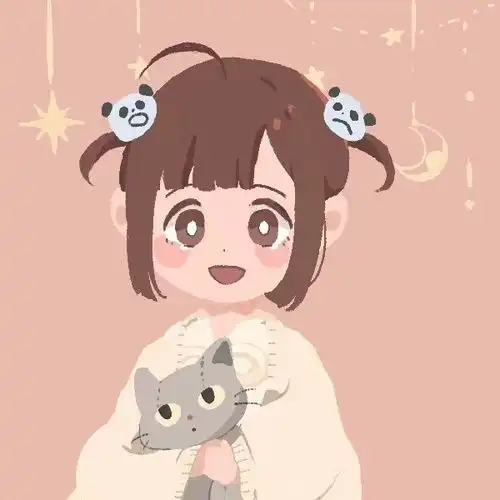 闺蜜头像卡通手绘风