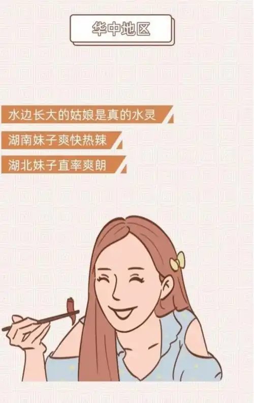 2021年各省女生长相排行榜,一组漫画了解,快看看你上榜了没