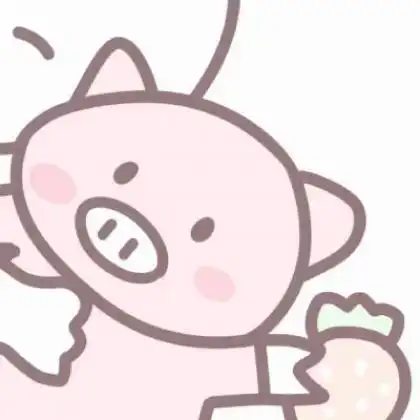 手绘简笔情侣头像,一对两张可爱全部是彩色的