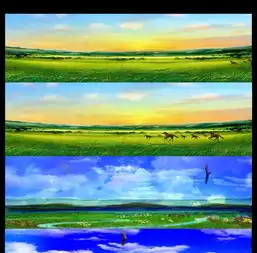 大草原蓝天矢量图免费下载mov格式编号17344353千图网