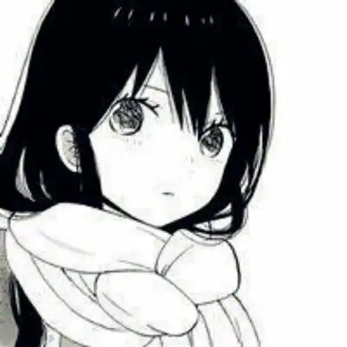 动漫黑白情侣头像