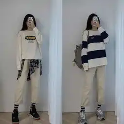 18套盐甜女孩的秋季保暖穿搭