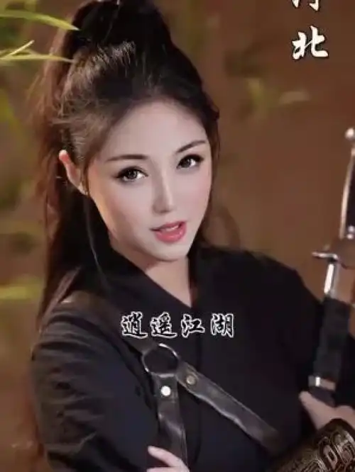 美女对口型古风古风美女汉服美女汉服表演秀卖萌特效拍摄清纯妹子
