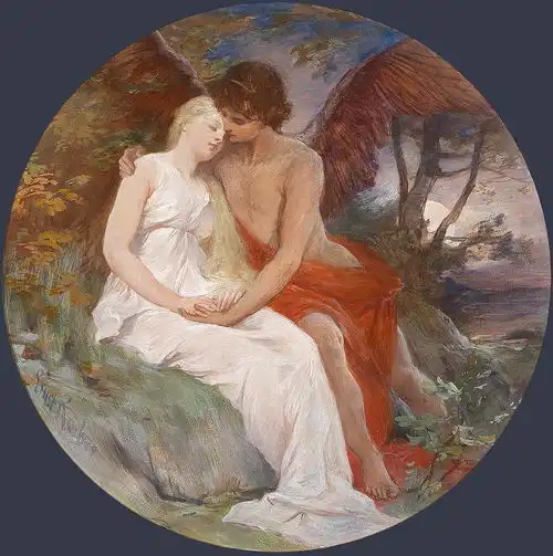 爱神丘比特也会爱上凡人蝴蝶代表灵魂下