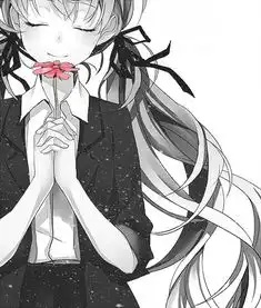 黑白漫画头像超好看的女