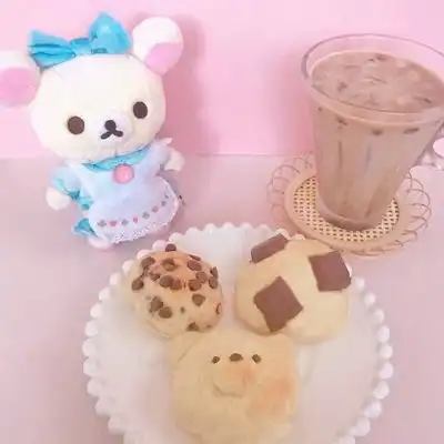 少女心背景图轻松熊甜点时间美微信头像我要个性网