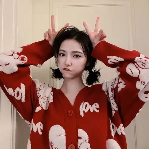 kiki许佳琪双马尾女孩好可爱