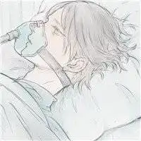 微信头像戴口罩男生头像黑白头像一对