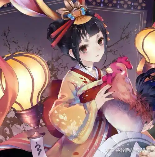 二次元少女头像真人美女