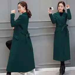 2016欧美秋冬新款女装高端大牌毛呢羊绒外套加长款大衣