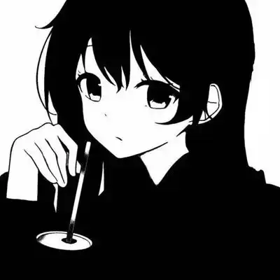 2023最新黑白简单动漫情侣头像