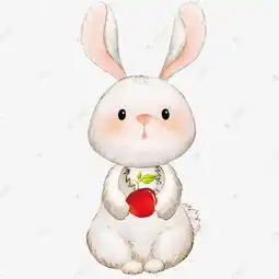 立秋节气手绘小兔子素材图片免费下载高清psd千库网图片编号10855358