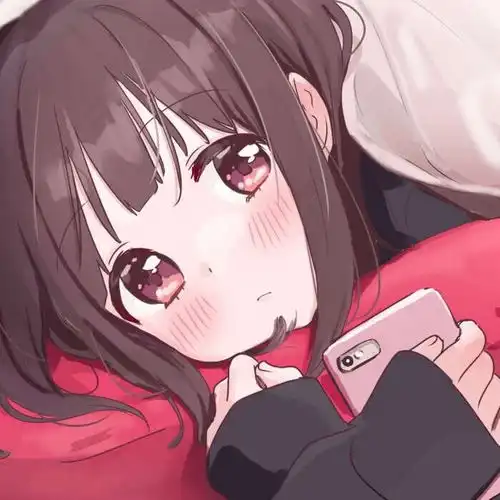 可爱的女生动漫头像别再次丢下我