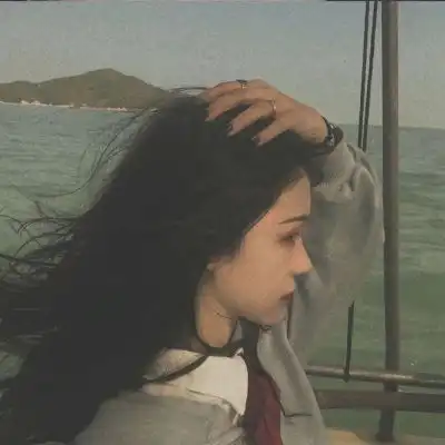 qq侧面头像女生头像迟暮
