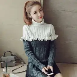 名媛淑女气质针织毛衣,怎么穿都很美