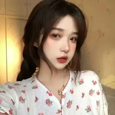 纯欲风女生侧脸头像披头