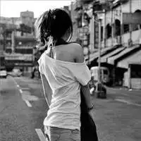 头像女真人背影示范