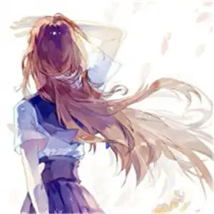 夕阳下的背影女生头像动漫情侣