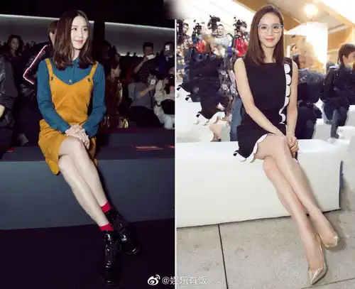 组图女星跷二郎腿姿势各有千秋杨幂霸气侧漏刘诗诗优雅温婉