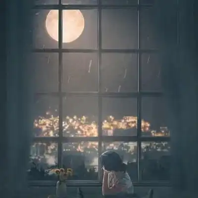 一组唯美卡通风景静物意境插画微信头像我要个性网