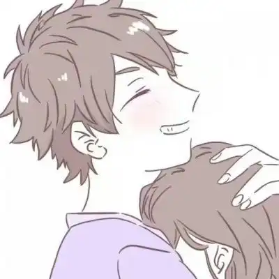 虐狗专用情头动漫一张俩人动漫超甜害羞情头