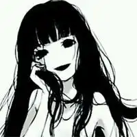 黑白头像动漫冷血女生微信头像图片大全
