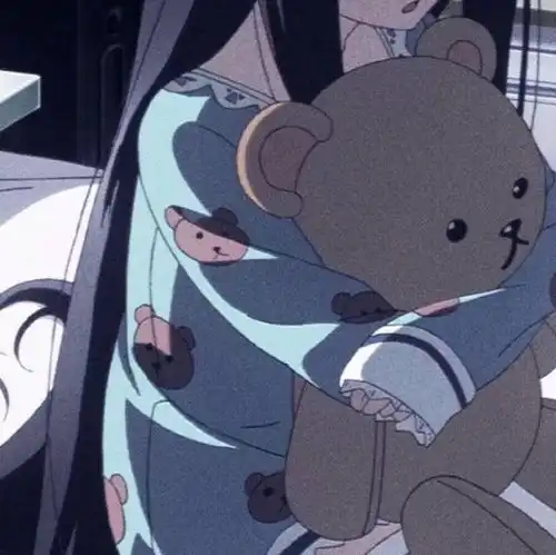 可爱女生局部头像