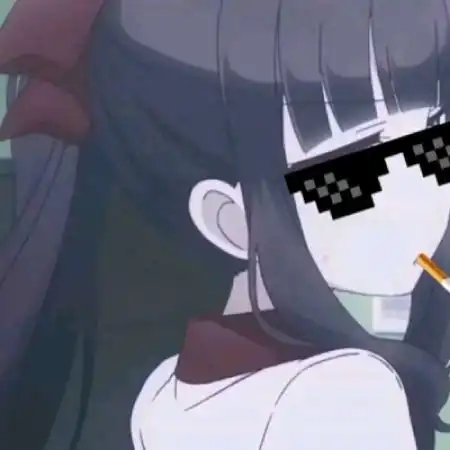 女生墨镜动漫头像,戴墨镜社会卡通头像女