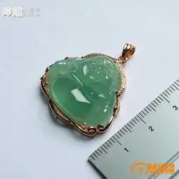 满绿老坑翡翠笑佛