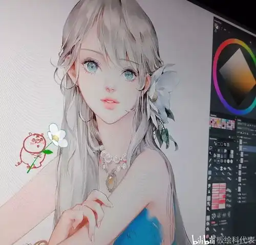 板绘大佬那些仙气逼人的仙女作品,色调超级棒