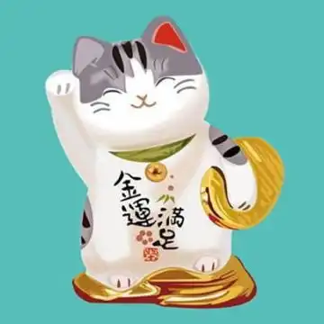金光闪闪招财猫