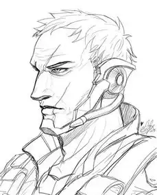 求几个好看一点的士兵76号的图片,做qq头像用,谢了