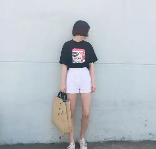 矮个女生休闲酷炫清新,玩转慵懒日系风,没身高也能这么任性