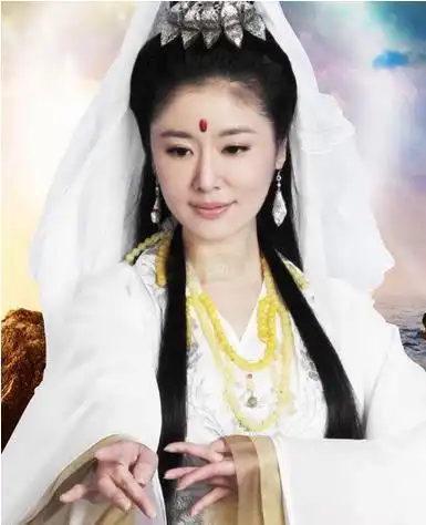 同是扮演观世音菩萨,刘涛喜庆林心如清秀,最后一位被人膜拜