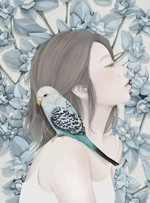 温情中国最帅画爸,把女儿画成小仙女,如山的父爱也有似水的柔情