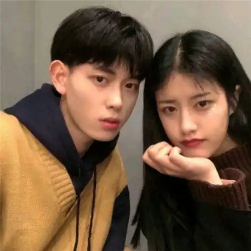 真人独一无二社会情侣头像,想不想尝尝幸福的味道