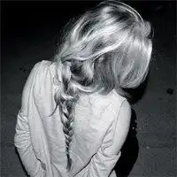 求欧美原宿风背影辫子图片