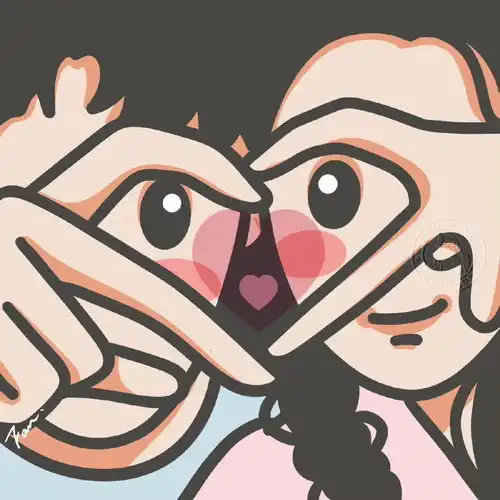 wechat情侣头像