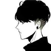 qq头像动漫男生黑白色好看的动漫黑白系列qq男头