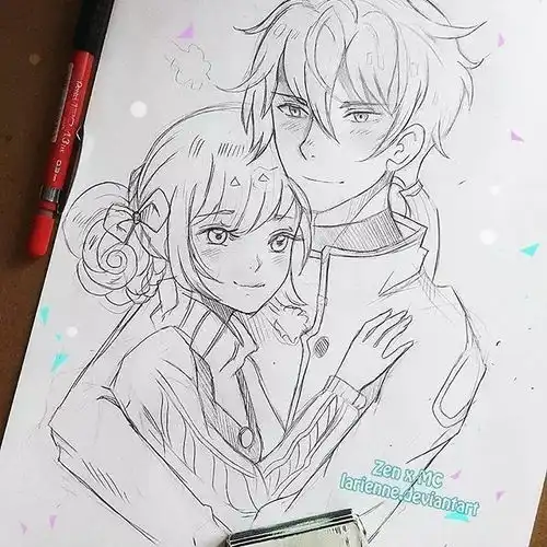 手绘素描70种超漂亮的眼睛绘画及各种手绘小姑娘lariennechan