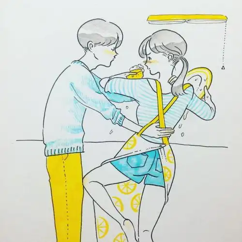 她用插画,画出男女那些事,在ins拥有超高人气