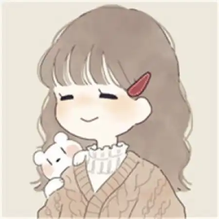 卡通情侣呆萌一对,我和你耍小脾气其实是爱你