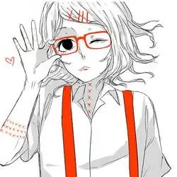 二次元眼镜妹卡通眼镜娘动漫戴眼镜的女生堆糖,美好生活研究所