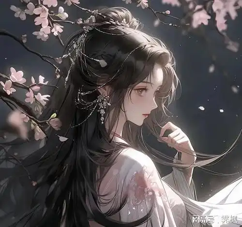 古风女子头像,花开有落时,人生容易老