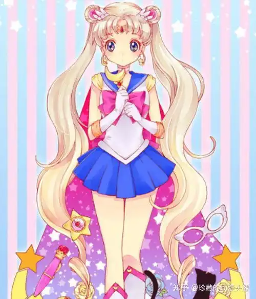 二次元少女头像真人美少