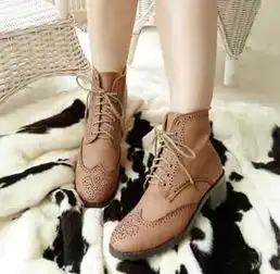 瞬间变长腿美女的秘密秋季浅棕色新款短靴推荐